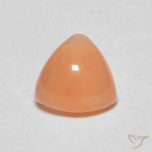 1.40ct 자연스러운 라이트 오렌지 월장석, 일조, 투명한