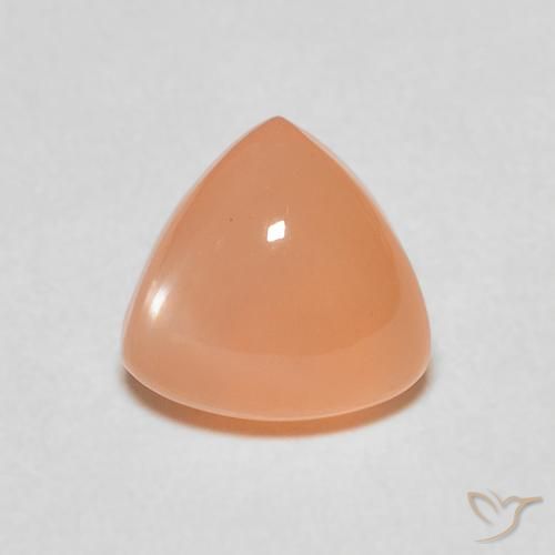1.77ct 자연스러운 피치 오렌지 월장석, 일조, 투명한