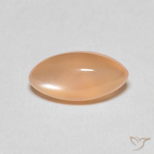 1.30ct 자연스러운 피치 오렌지 월장석, 보석, 투명한