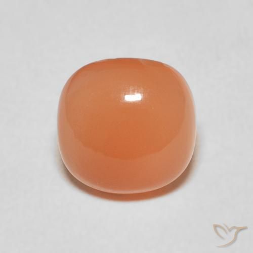 1.84ct 자연스러운 라이트 오렌지 월장석, 방석, 투명한