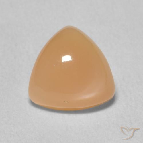 1.67ct 자연스러운 멜론 오렌지 월장석, 일조, 투명한