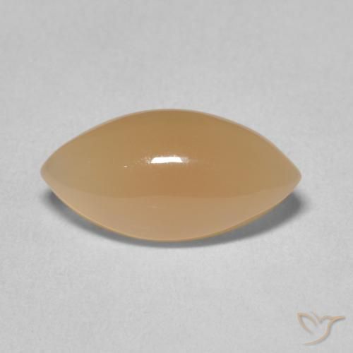 2.91ct 자연스러운 미디엄 오렌지 월장석, 보석, 투명한