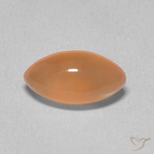 1.12ct 자연스러운 라이트 레드 오렌지 월장석, 보석, 투명한