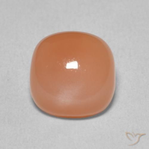 2.34ct 자연스러운 라이트 오렌지 월장석, 방석, 투명한