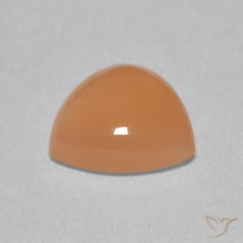 1.48캐럿 천연 Medium Light-Orange 월장석, 일조, 투명한