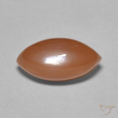 4.68ct 자연스러운 붉은 오렌지 월장석, 보석, 투명한