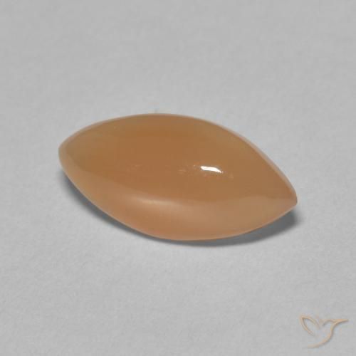 2.79캐럿 천연 Medium Light-Orange 월장석, 보석, 투명한