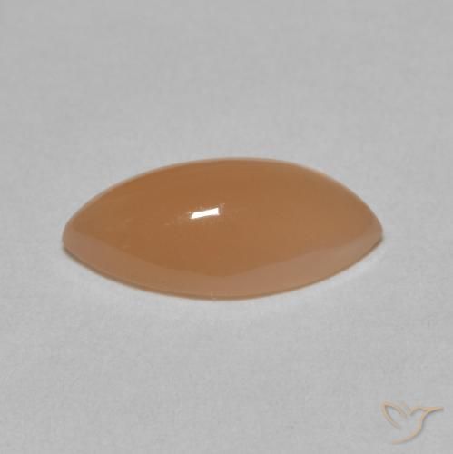 2.79캐럿 천연 Medium Light-Orange 월장석, 보석, 투명한