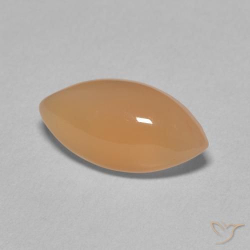 2.66캐럿 천연 Medium Light-Orange 월장석, 보석, 투명한