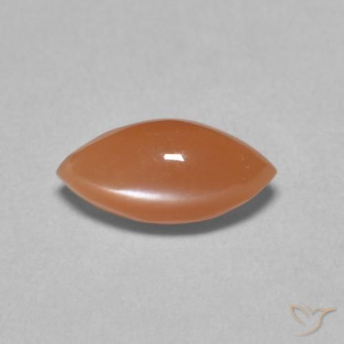 1.47ct 자연스러운 붉은 오렌지 월장석, 보석, 투명한