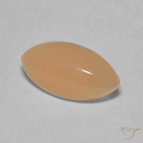 2.72캐럿 천연 Medium Light-Orange 월장석, 보석, 투명한