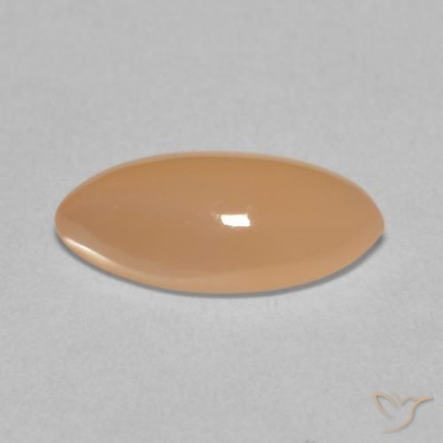 2.72캐럿 천연 Medium Light-Orange 월장석, 보석, 투명한