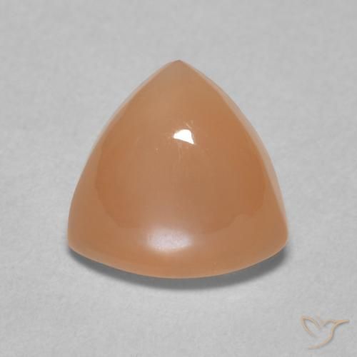 1.67ct 자연스러운 멜론 오렌지 월장석, 일조, 투명한