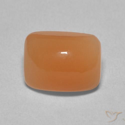 2.46ct 자연스러운 피치 오렌지 월장석, 방석, 투명한