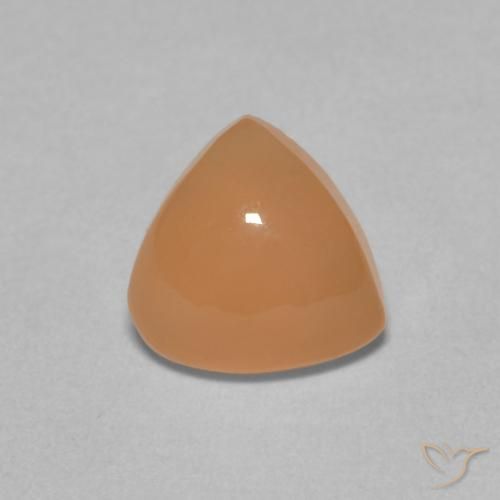 1.61ct 자연스러운 멜론 오렌지 월장석, 일조, 투명한