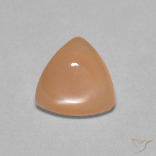 1.50ct 자연스러운 피치 오렌지 월장석, 일조, 투명한