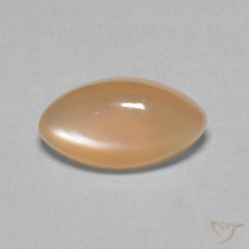 1.62ct 자연스러운 피치 오렌지 월장석, 보석, 투명한