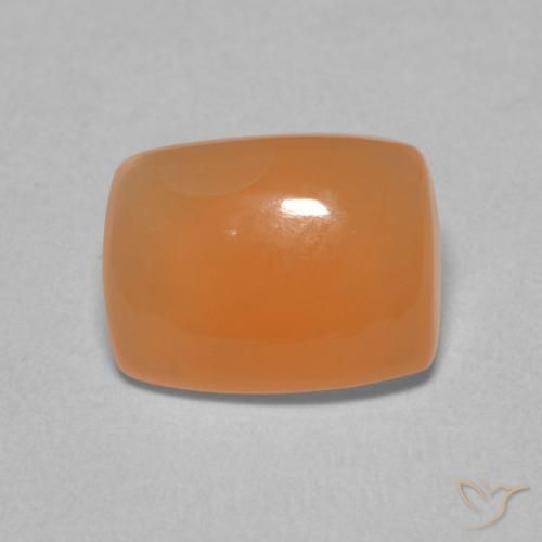 2.05ct 자연스러운 미디엄 오렌지 월장석, 방석, 투명한