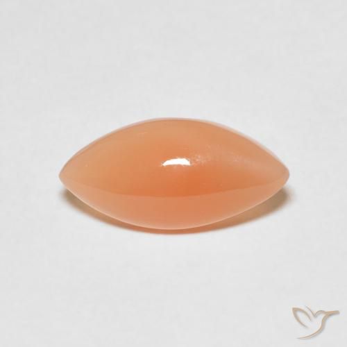 2.48ct 자연스러운 라이트 오렌지 월장석, 보석, 투명한
