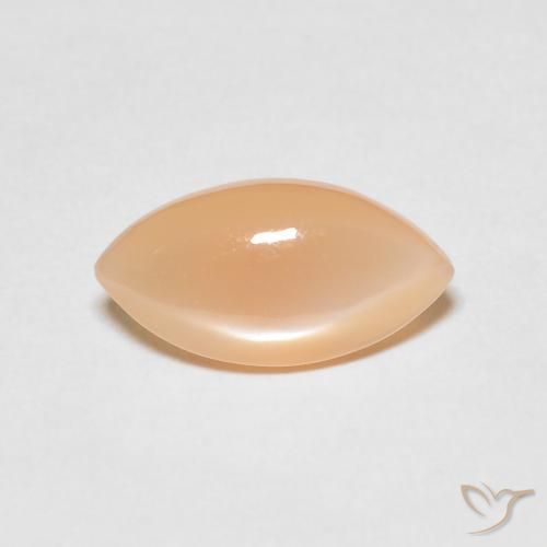 2.45ct 자연스러운 Medium Light-Orange 월장석, 보석, 투명한