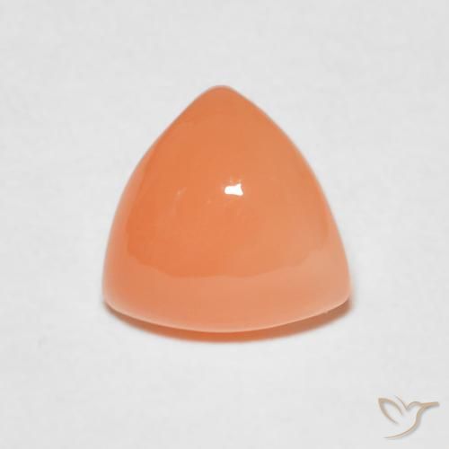 1.80ct 자연스러운 라이트 오렌지 월장석, 일조, 투명한