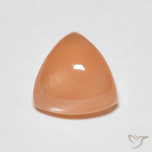 1.98ct 자연스러운 피치 오렌지 월장석, 일조, 투명한