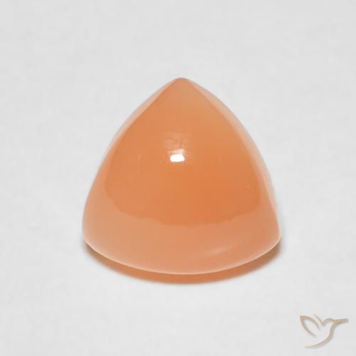 1.77ct 자연스러운 피치 오렌지 월장석, 일조, 투명한