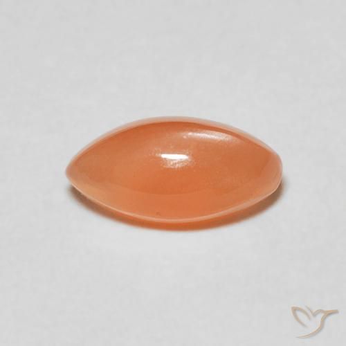 1.09ct 자연스러운 라이트 오렌지 월장석, 보석, 투명한