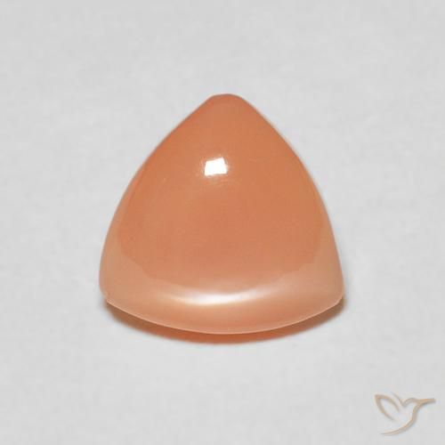 1.36ct 자연스러운 라이트 오렌지 월장석, 일조, 투명한