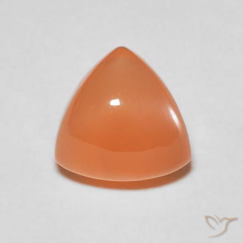 2.04ct 자연스러운 붉은 오렌지 월장석, 일조, 투명한