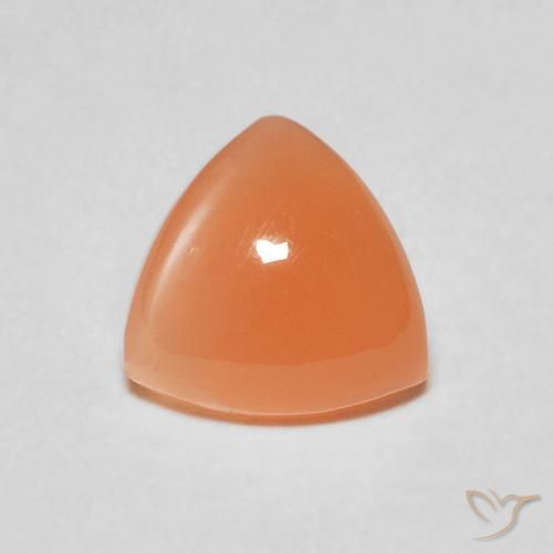 1.51ct 자연스러운 미디엄 오렌지 월장석, 일조, 투명한
