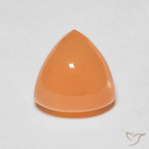 2.02ct 자연스러운 라이트 오렌지 월장석, 일조, 투명한
