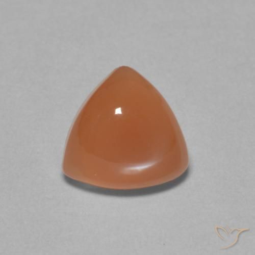 1.61ct 자연스러운 딥 오렌지 월장석, 일조, 투명한