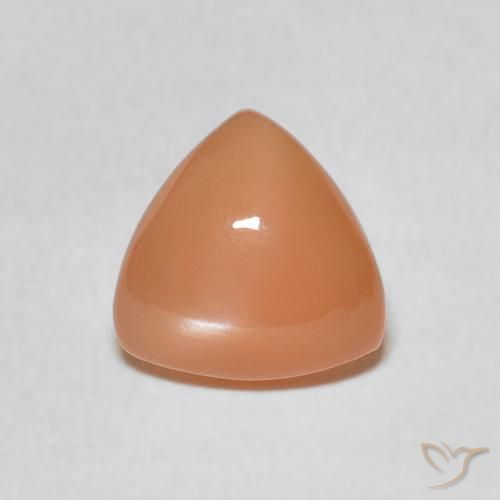 1.63ct 자연스러운 멜론 오렌지 월장석, 일조, 투명한