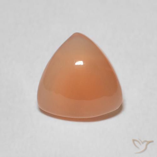 1.35ct 자연스러운 미디엄 오렌지 월장석, 일조, 투명한