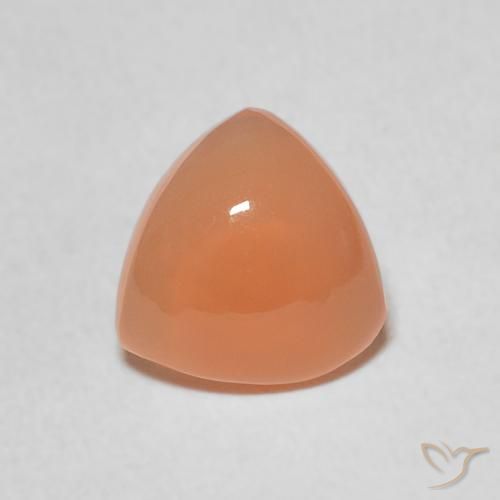 1.41ct 자연스러운 피치 오렌지 월장석, 일조, 투명한