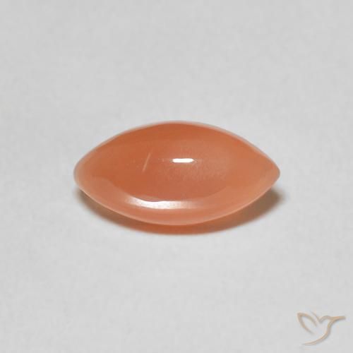 1.12ct 자연스러운 피치 오렌지 월장석, 보석, 투명한