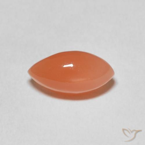 1.82ct 자연스러운 미디엄 오렌지 월장석, 보석, 투명한