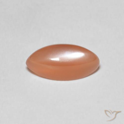 1.27ct 자연스러운 피치 오렌지 월장석, 보석, 투명한