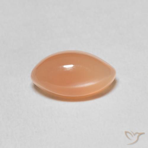 1.44ct 자연스러운 피치 오렌지 월장석, 보석, 투명한