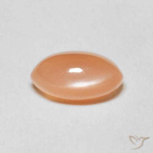 1.68ct 자연스러운 멜론 오렌지 월장석, 보석, 투명한