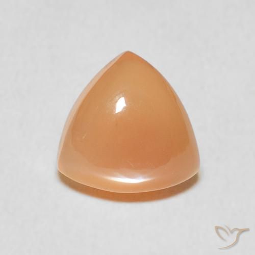 1.68ct 자연스러운 멜론 오렌지 월장석, 일조, 투명한