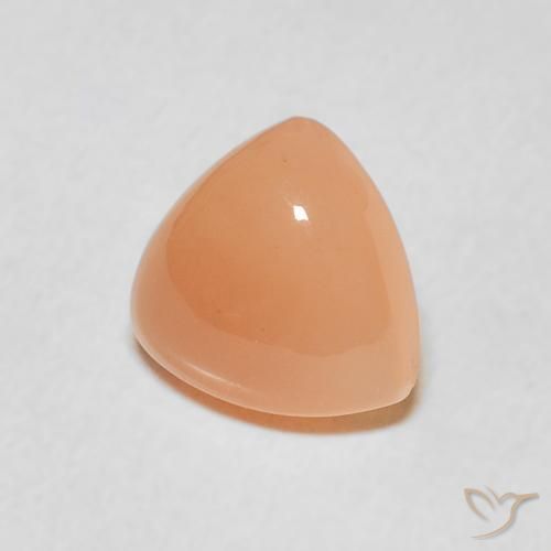 1.53캐럿 천연 Medium Light-Orange 월장석, 일조, 투명한