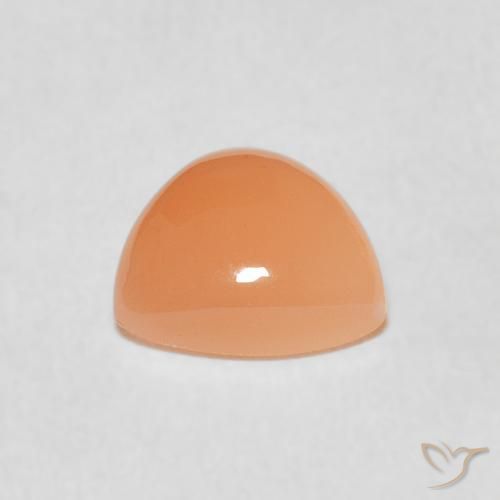 1.53캐럿 천연 Medium Light-Orange 월장석, 일조, 투명한