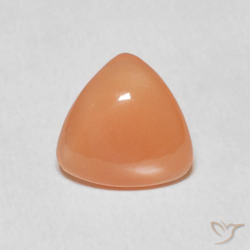 1.14ct 자연스러운 피치 오렌지 월장석, 일조, 투명한