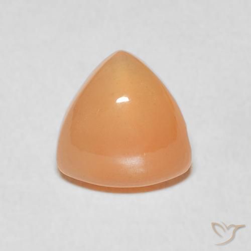 1.67ct 자연스러운 미디엄 오렌지 월장석, 일조, 투명한