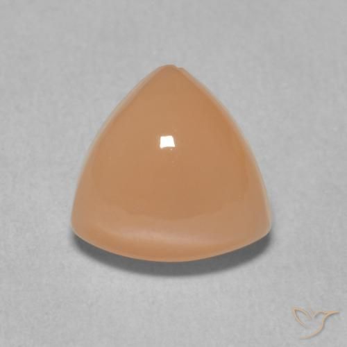 1.97ct 자연스러운 피치 오렌지 월장석, 일조, 투명한
