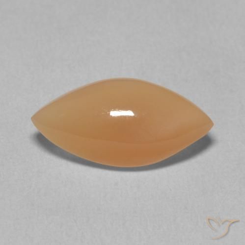 2.59ct 자연스러운 Medium Light-Orange 월장석, 보석, 투명한