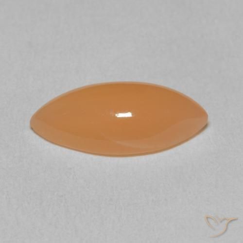 2.59캐럿 천연 Medium Light-Orange 월장석, 보석, 투명한