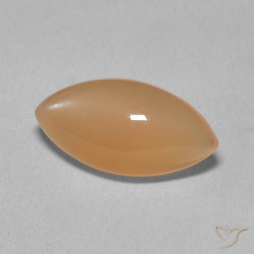 2.87캐럿 천연 Medium Light-Orange 월장석, 보석, 투명한